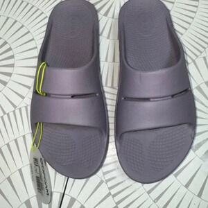 Oofos Ooahh Women's Size 13 Men’s Size 11 Recovery Slip‎ On Slide Sandals Mauve